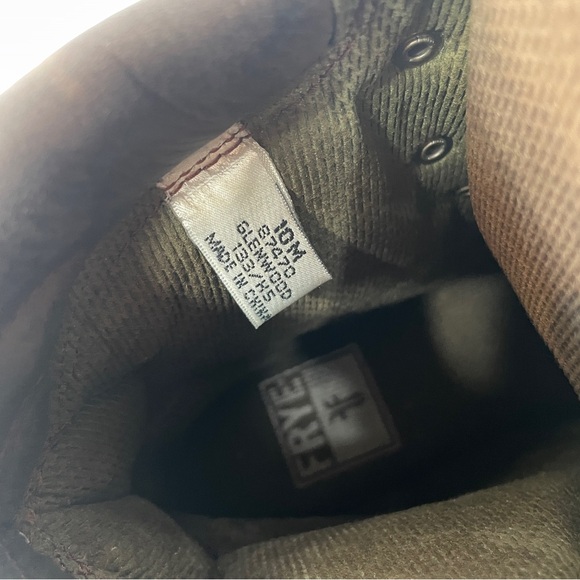 FRYE Men’s Work Boots 87470 Glenwood Lace Up Brown Leather Insulated Size 10 M - Picture 7 of 7